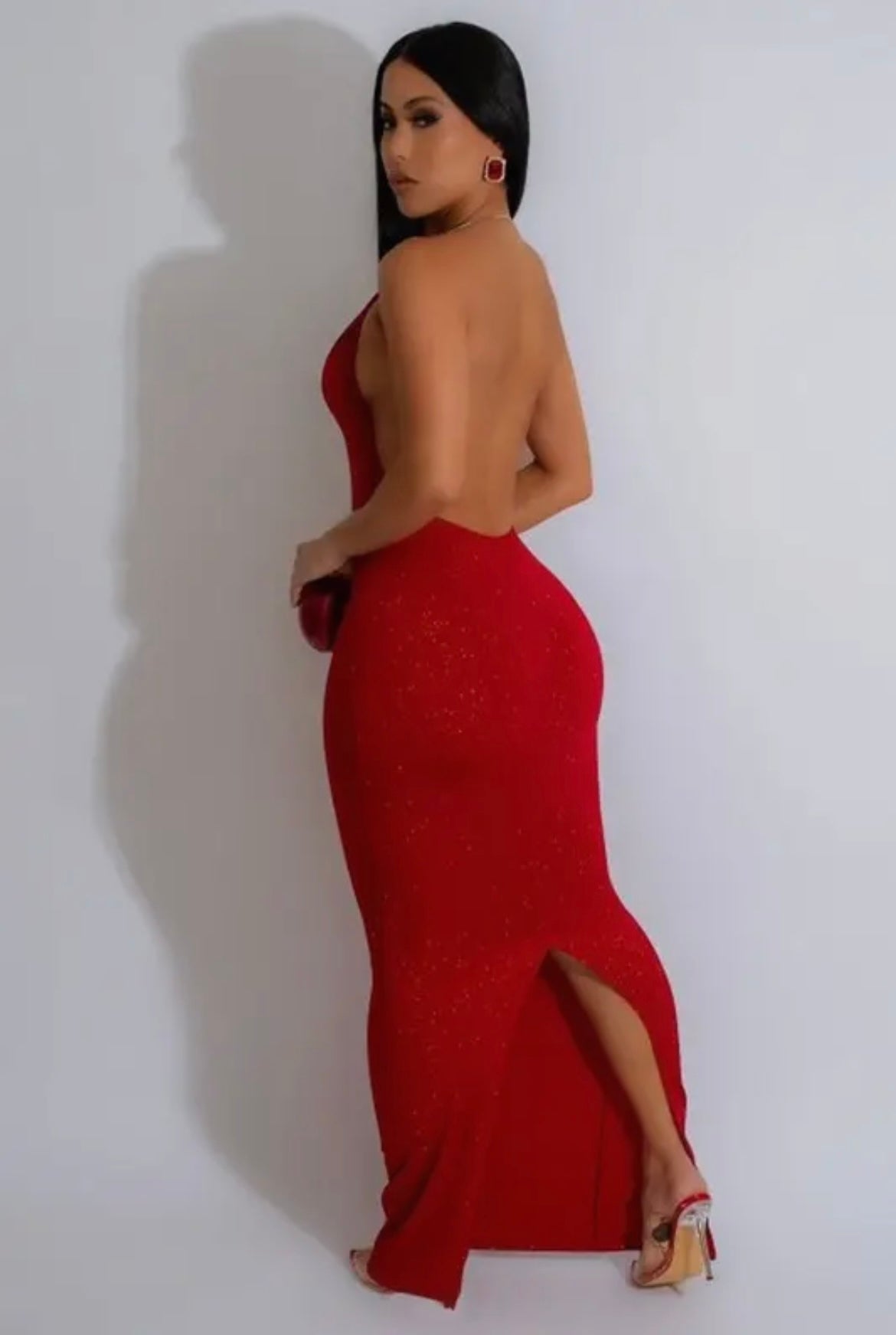 'Mi Amore' Open Back Maxi Dress